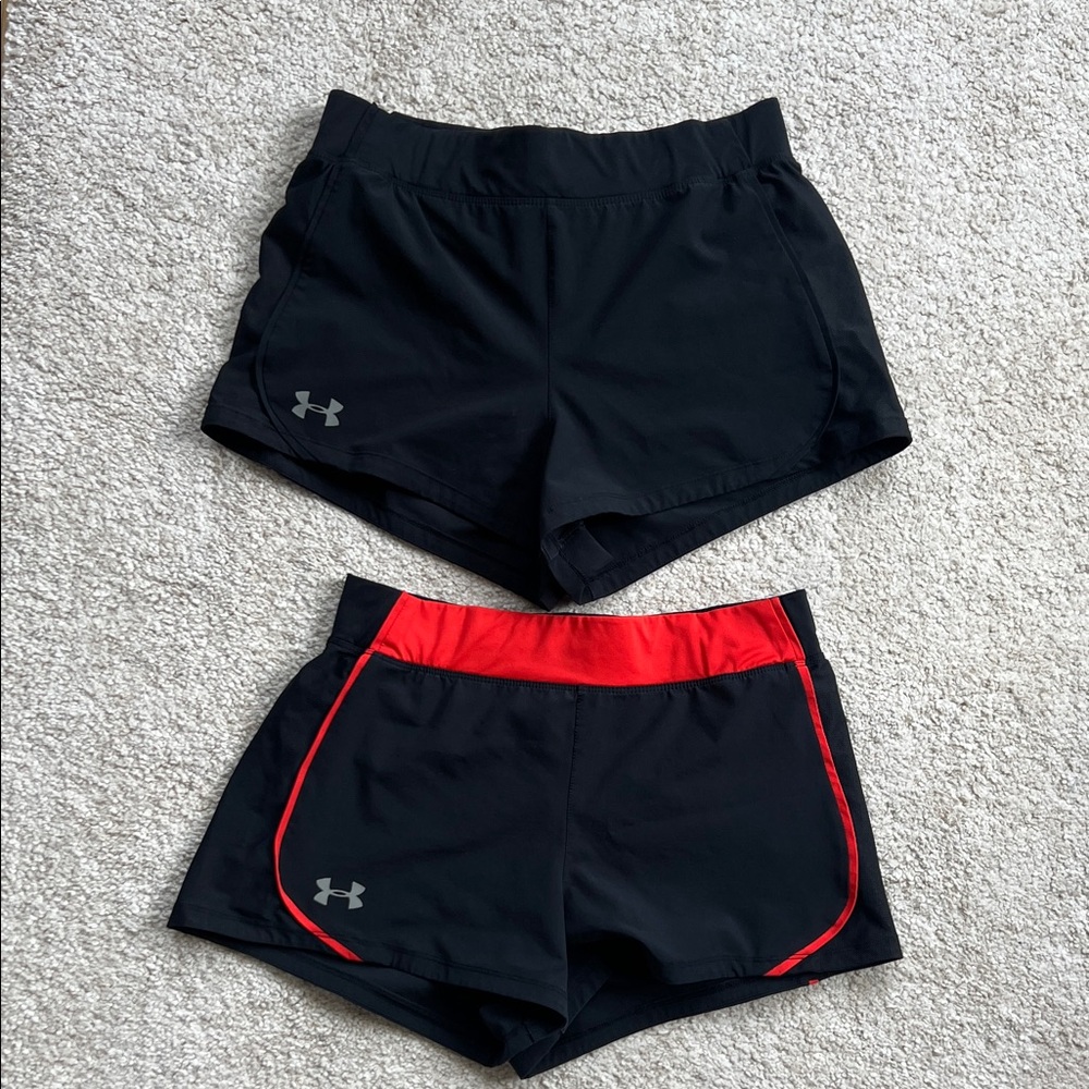 Under Armour speedpocket shorts (2 pairs)